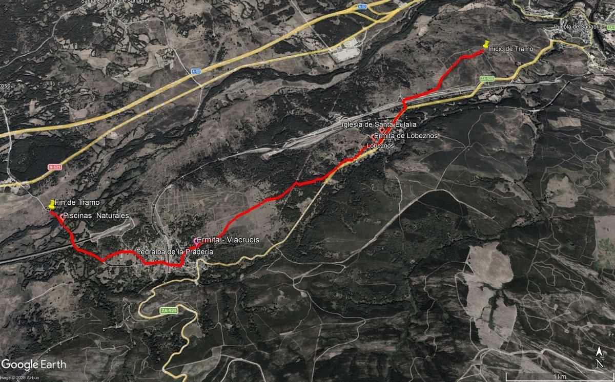 Mapa del tramo